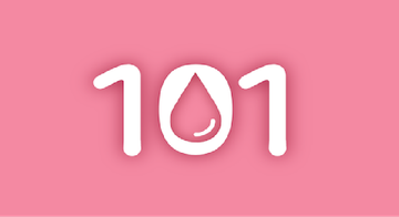 Number 101 on a pink background